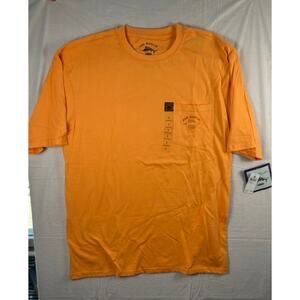 NWT Joe Marlin "Unwind" Performance Pocket T-Shirt - Dreamsicle Orange - Large